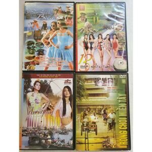 Vietnamese - Asian Travel/Culture/Entertainment DVD 4 PACK Lot 14 Good...
